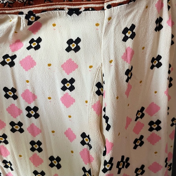 Free People Charlotte Tunic Tank Blouse Size Small Boho Racerback Collar V-Neck - Picture 11 of 13